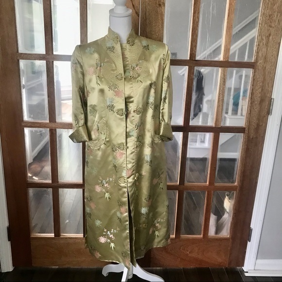 Peony Brand Shanghai China Vintage Silk Kimono 34 - Picture 4 of 11